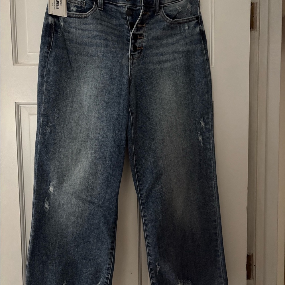 Judy Blue Straight Leg Jeans in Blue